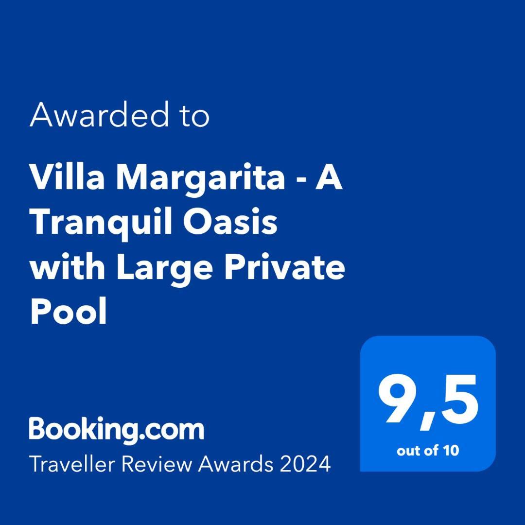 Villa Margarita - A Tranquil Oasis With Large Private Pool Шабія Екстер'єр фото